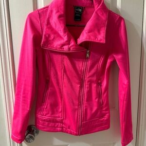Bright Pink North Face Jacket XS